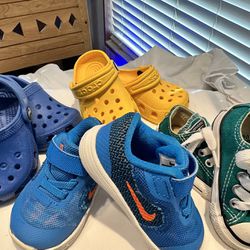 Nike Crocs And Converse  Children Shoes 