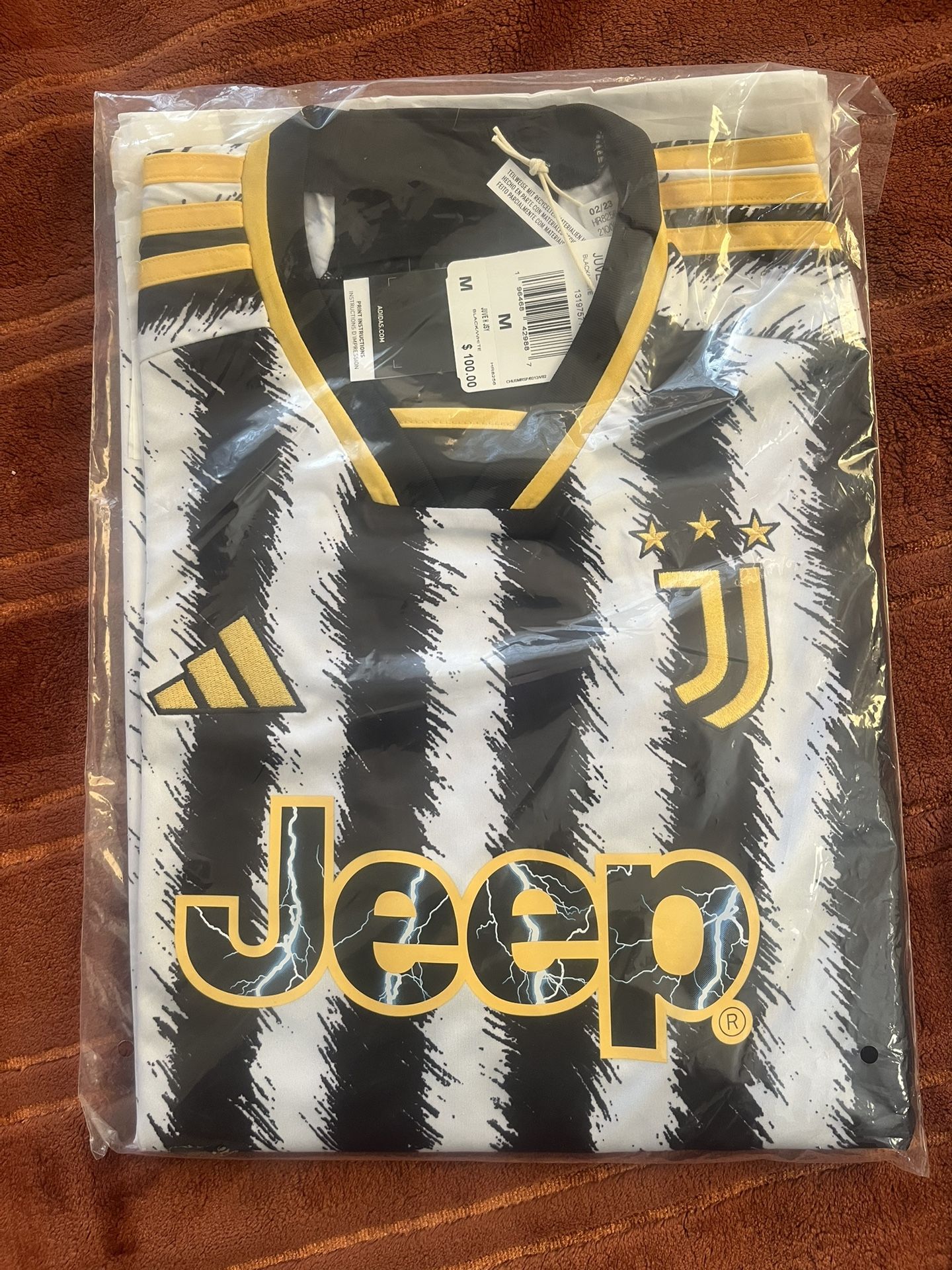 Adidas Juventus Jersey Home Football Soccer 2023/2024 Men Sz M Medium New