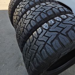 4 used tires Lt38x13.50r22 Toyo RT Open Country $450.00 all 4