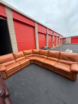 Leather Sectional