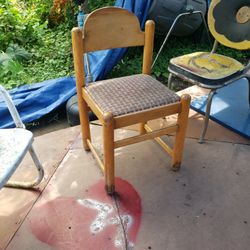 70s Or 80s Kitchen Chair Wood