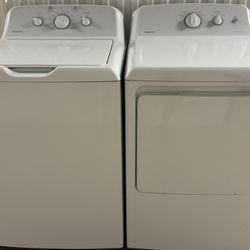 WE DELIVER •General Electric Hotpoint Heavy Duty “OVERSIZE CAPACITY”  Washer & Dryer Set-WORKS GREAT!!!