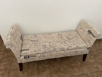 Bedroom storage bench