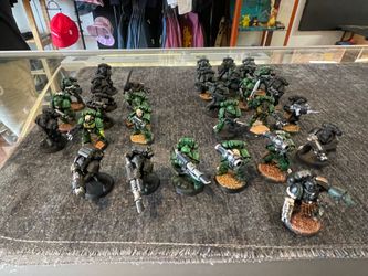 Warhammer 40K Space Marine Army Metal/plastic OOP