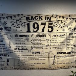 50th Birthday party decorations