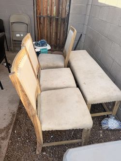 Dnning chairs and bench set