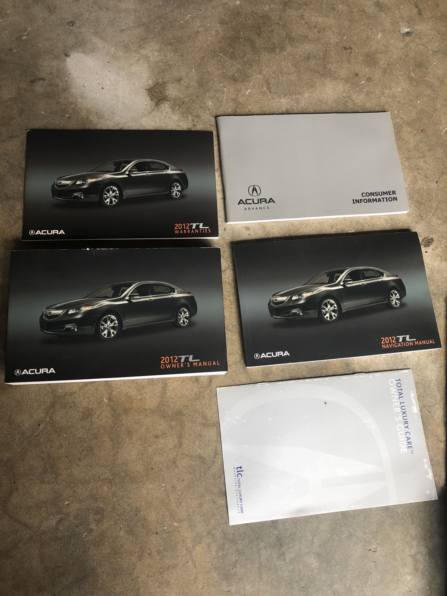 2012 Acura TL owners manual