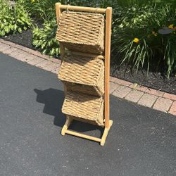 Three Bin Storage Container