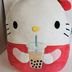 Squishmallows Official Kellytoy Plush Squishy Soft 20" Hello Kitty with Boba

Treasuresepic