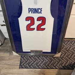 Tayshaun Prince Framed Jersey