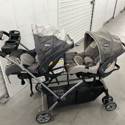 Double Stroller For Infant Seats