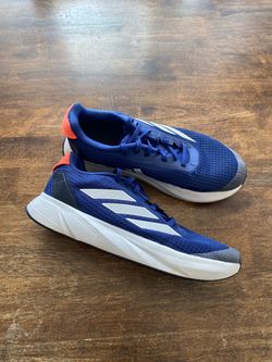 Adidas Duramo 10 Kids Running Shoes - Royal Blue / Coral (Size US 6 / 6Y)