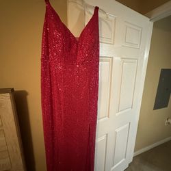 Hot Pink Sequin Dress