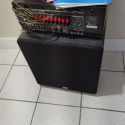 Entertainment Receiver With Powerful Sub Woofer 