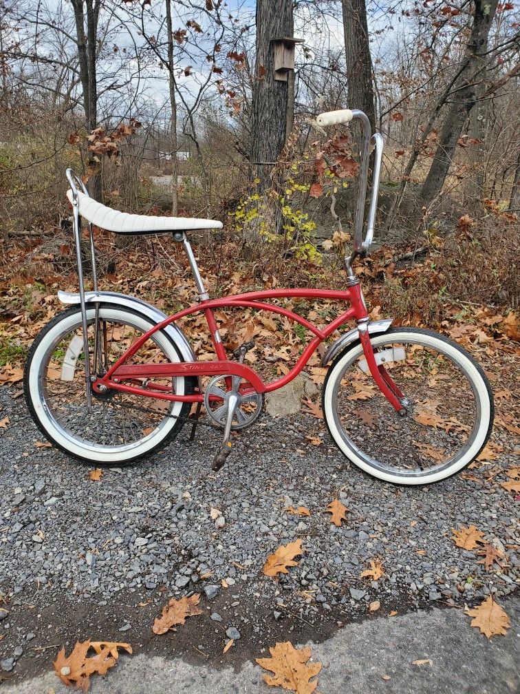 Red Schwinn Stingray Vintage Bicycle
