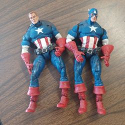 CAPTAIN AMERICA 2 ACTION FIGURES 