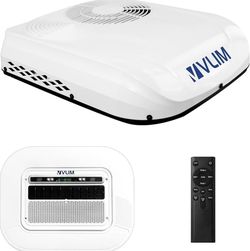 Vlim RV Air Conditioner 12V RV AC Unit 9500BTU Inverter Air Conditioner Rooftop RV Air Conditioner Quiet Cooling for RVs, Trailers, Fifth Wheel and Fo