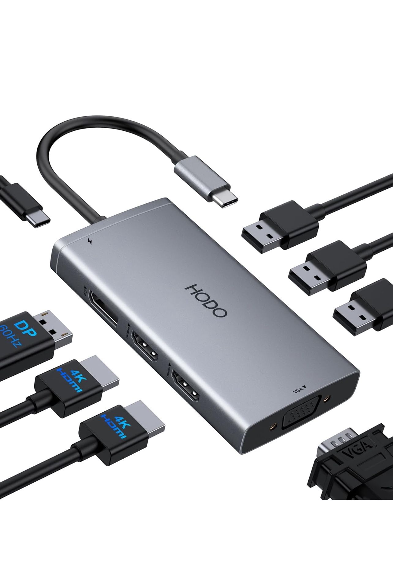 USB C MULTIPORT HUB 8-in-1