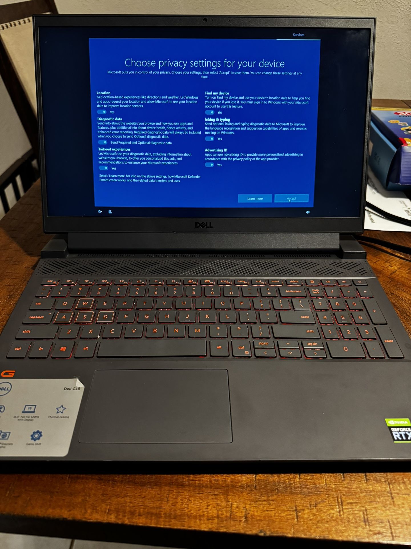 Dell G5 5510 Rtx 3060 6gb