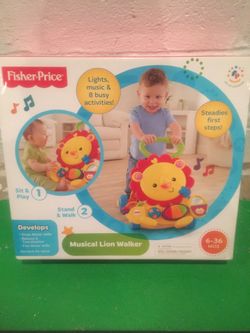 Fisher price musical lion walker