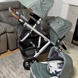 Uppababy Vista V2  Stroller and Bassinet 