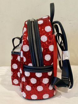 Disney Parks Minnie Polka Dot Headband Holder Red Large Full Backpack NEW $_12.JPG?set_id=880000500F main image 4