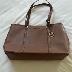 Saddle Michael Kors Leather Bag 