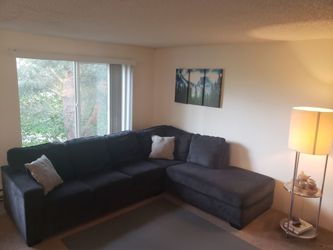 Ashley Altari Fabric 2 pc Sectional (LAF Sofa + RAF Corner Chaise), Excellent Condition, a few years old
