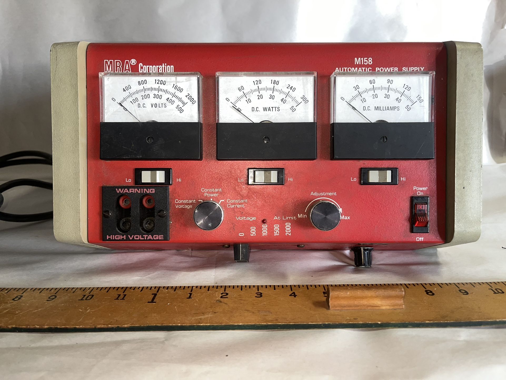 Mra Corporation M158 Automatic Power Supply