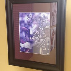 Signed Bernard Berrian Picture 