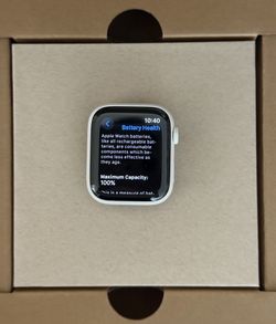 Apple Watch Series 5 Ceramic White 44mm - New Replacement 100% Battery Health (Model A2095)