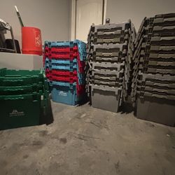 Storage Totes VENTED & SOLID 