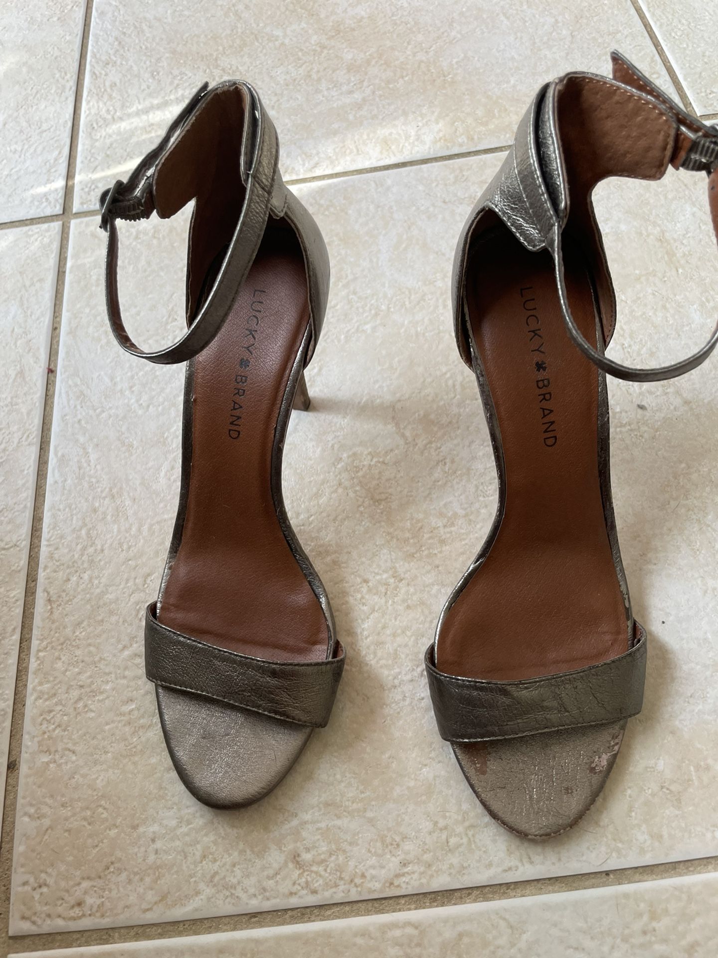 Lucky Brand Metallic Heel