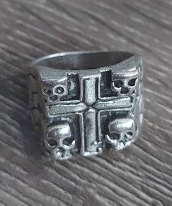 It crossed skeleton rings. 