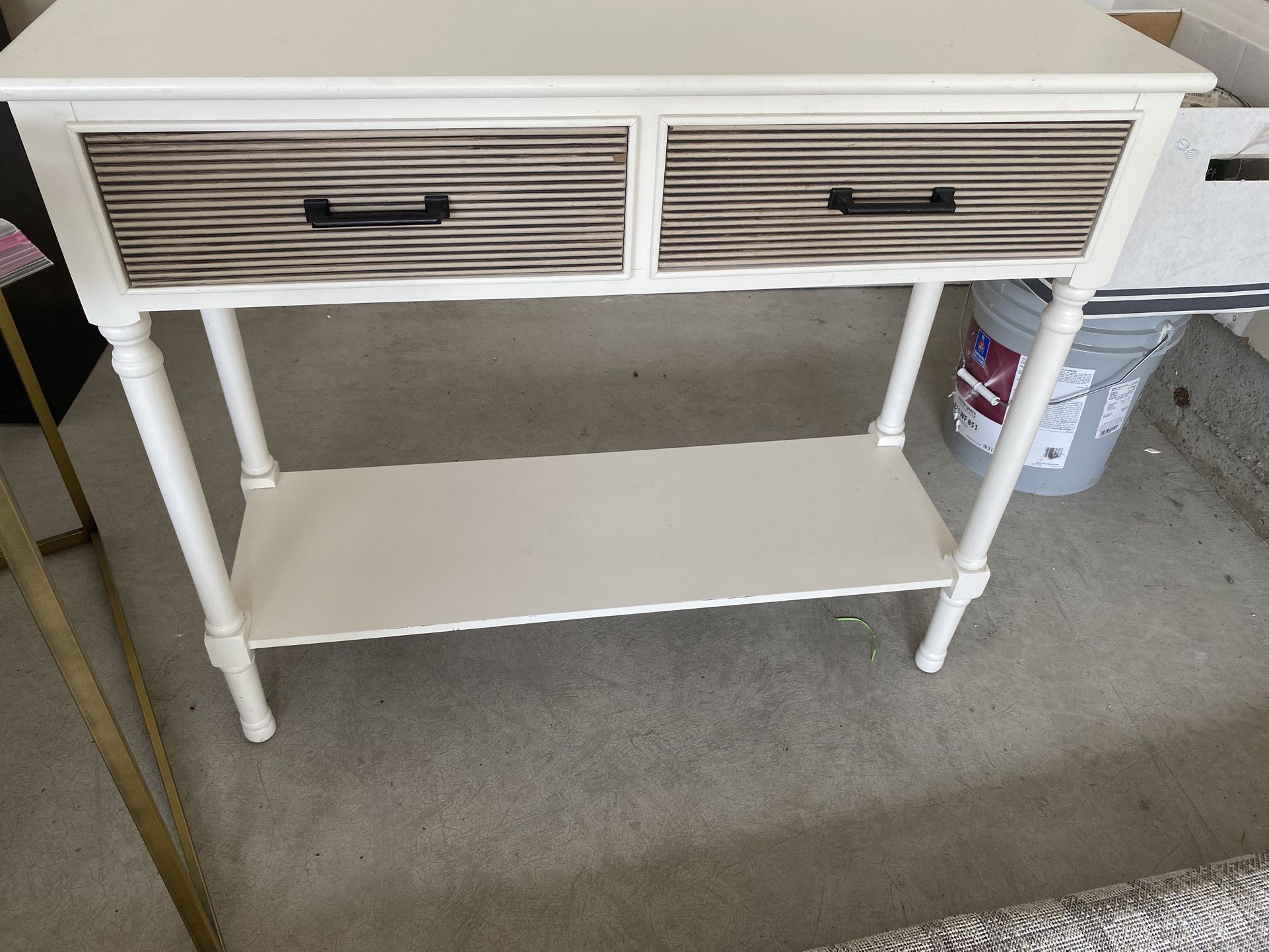 Wood Console Table