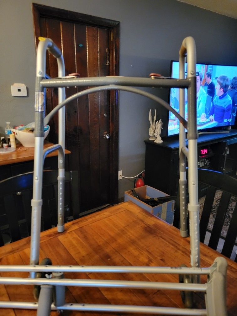 Folding Walker With Wheels