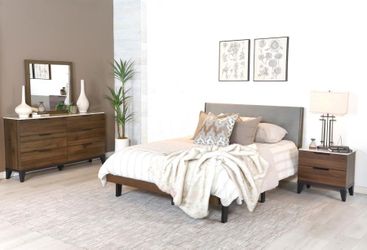 Walnut 4pc BEDROOM SET / Juego de Cuarto Walnut 🔥🔥