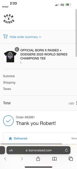 Bornxraised dodgers T-shirt