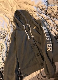 Hollister grey size medium hoodie