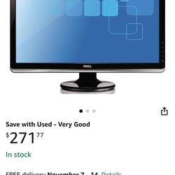 DELL - Extendable monitor DVI/HDMI Blu-ray 1080p Widescreen LED