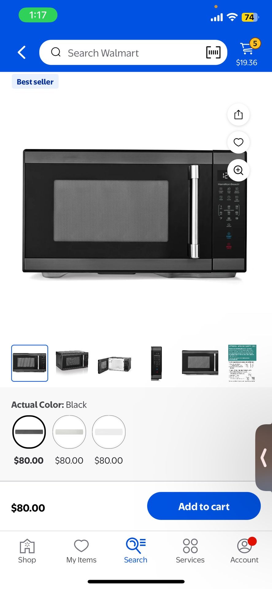 Hamilton Beach Microwave 