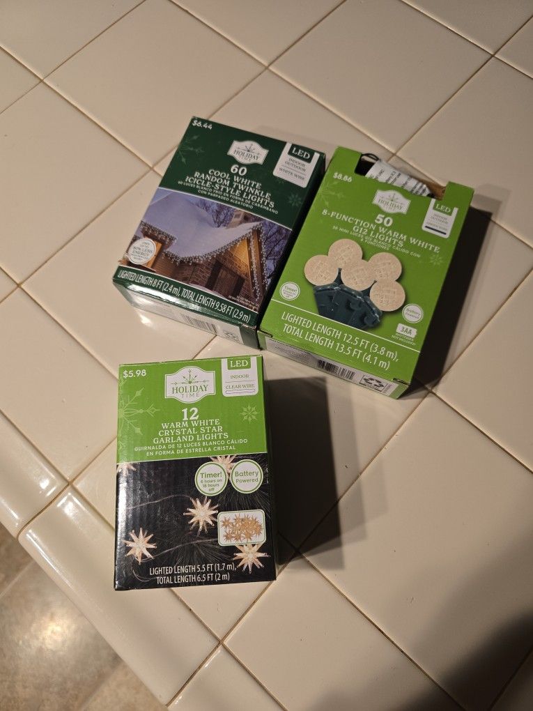 3 Small Christmas Lights