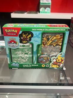 Pokemon TCG 2025 World Championships Deck Joltdengo Liao Fu Guan NEW