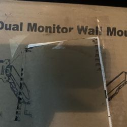 Double Monitor Mount For A Desk