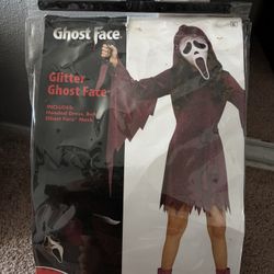 Glitter Ghost Face Girls 