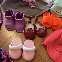 18” Girl Doll Clothes. Lots 