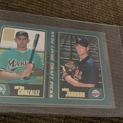 2000 Topps Draft Pick Adrian Gonzalez Rookie Card