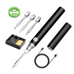 Cordless Soldering Iron Kit, USB Rechargeable Portable Cordless Soldering Iron,