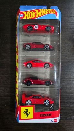 Ferrari 5 pack Hotwheels Brand New
