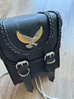 Willie & Max Black Magic Motorcycle Sissy Bar Bag